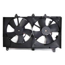[US Warehouse] Car Plastic Heat Dissipation Radiator Cooling Fan for Infiniti V6 3.5L